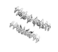 Unisex Star Accent Bocca Grills Per Hip Hop Fan Comodo Dente Per Feste E Prestazioni Dentale Presente, Taglia unica, come descritto, come descritto