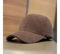 Unisex Stile Preppy Corduroy Baseball Cappello SPORTS Solido Casual Studenti New
