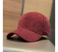 Unisex Stile Preppy Corduroy Baseball Cappello SPORTS Solido Casual Studenti New