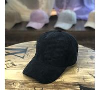 Unisex Stile Preppy Corduroy Baseball Cappello SPORTS Solido Casual Studenti New