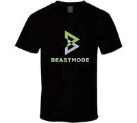 Unisex T-Shirt Beast Mode Marchewn Linch Black hirt Mens Round Neck CottonShort Sleeves Bottoming Tops Clothing Black XL