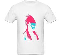 Unisex T-Shirt Sluggish Min Blacksoul Men's Die Antwoord Paint Art Short Sleeve Crew Neck Black M