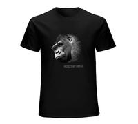 Unisex T-Shirt The Mountain Adult Gorilla Protect My Habitat Animal Wen Women Black XXL