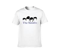 Unisex T-Shirt The Smiths Retro Bands 80s Rock Post Punk New Wave Old in White S