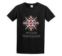 Unisex T-Shirt Within Temptation Metal Rock Casual Black 3XL