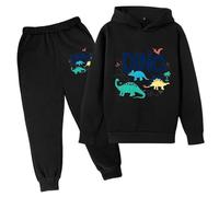 Unisex Tuta Bambino Completo Tuta Costume da Ragazzo Set di Sudore con Cerniera Completa Bambini Pigiami Bambino Due Pezzi a Maniche Lunghe con Stampa a Maniche Lunghe Lunga Cotone Inverno da Notte