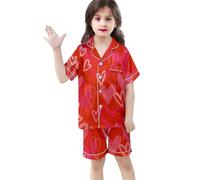 Unisex Tuta Bambino Completo Tuta Pigiama a Maniche Lunghe Autunno Inverno Primavera Suit Animale Stampa Autunno e Inverno Maniche Lunghe e Pantaloni Casual Sportivi a Blocchi di Colore
