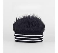Unisex Uomo Donna Casual Parrucca Cappello Hip-Hop Strada Danza Con Falso Hat