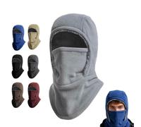 Unisex Windproof & Warm Balaclava,Thickened One-Piece Winter Hood Face Mask,3 in 1 Multi-Functional Windproof Winter Hat (IT, Testo, Taglia Unica, Light Gray)