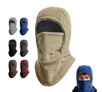 Unisex Windproof & Warm Balaclava,Thickened One-Piece Winter Hood Face Mask,3 in 1 Multi-Functional Windproof Winter Hat (IT, Testo, Taglia Unica, Khaki)