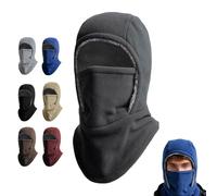 Unisex Windproof & Warm Balaclava,Thickened One-Piece Winter Hood Face Mask,3 in 1 Multi-Functional Windproof Winter Hat (IT, Testo, Taglia Unica, Dark Gray)