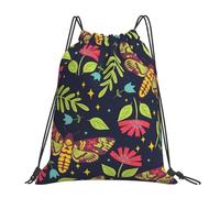 Unisex Zaino Coulisse Moths Dead Head Sacca Zaino Sportivo con Coulisse Sacca Sportiva Palestra per Yoga Sport Vacanze 36X42cm