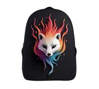 unisex zaino per la scuola animale tracolla regolabile 3d stampato zainetti 2 scomparto donnola grande capacità zainetti-16,perfetto per adulti per campeggio escursionismo
