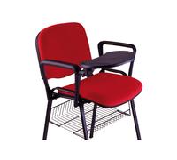 Unisit - ACCKTDAFO2 - Set 2 braccioli con tavoletta ovale - destra - per sedie serie Dado - nero - Unisit - 54105 - Conf. da 1 Pz. - ACCKTDAFO2