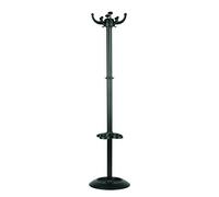Appendiabiti da terra Unisit Jolly con portaombrelli h. 176 cm - 8 ganci nero -