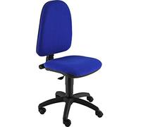 Unisit, Jus Seduta da Ufficio con Schienale Imbottito, Rivestimento Blu