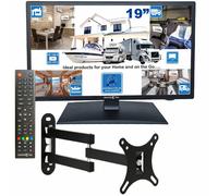 Unispectra 19 " TV + Supporto a Parete 12V/240V Camper Caravan Barca Camion Van