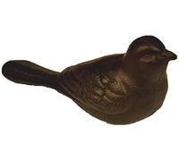 UNISTRENGH Animali Parafango Porta Pavimento Casa Di Campagna In Ghisa Angolo Porta Decoder Pad Porta Antiscivolo, Supporto Porta Nero Cunei Mobili Per Bambino (uccello)