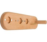 UNISTRENGH Impermeabile Supporto per Asciugacapelli Appendini Magnetici Supporto A Parete Per Asciugacapelli Per Dyson Supersonic, Diffusore E Ugelli Doppi, Supporto Presa Cavo (M, Legno di Faggio)