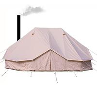 UNISTRENGH Yurta Tenda Mongola 8-12 Persone Invernale con Stufa, Tenda da Campeggio 4 Stagioni Grande Famiglia, Glamping Luxury Alta (600 x 400 x 300 cm)