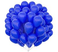 Unisun Palloncini Blu Royal 100Pcs, 12 Pollici Lattice Blu Scuro Palloncini per Blu Tema Kit Arco Palloncini Compleanno Matrimonio Baby Shower Carnevale Eventi Feste Decorazioni