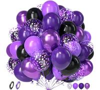 Unisun Palloncini Viola Metallizzato, 50 Pezzi, Compleanno, Matrimonio, Mascherata, Laurea, Decorazione