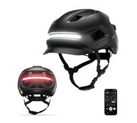 UNIT 1 FARO Casco Intelligente Bicicletta MIP Luci LED Anteriori e Posteriori Allarme Crash Indicatori di Luce di Stop, Telecomando di Navigazione Incluso, Certificato per