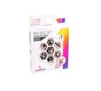 Unit Gamegenic Embraced Series - Shield & Weapons - Rpg Dice Set (7... NUOVO