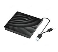 Unità Blu-ray esterna 2 in 1 USB 3.0 Tipo-C Lettore CD/DVD ottico sottile BD-Combo compatibile con Mac OS Windows XP/7/8/10/11