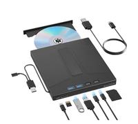 Unità Blu-ray Esterna 7 In 1, Supporta Dischi Da 100 GB, Masterizzatore Blu-ray/DVD USB 3.0, Lettura E Scrittura Di CD E DVD.