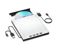 Unità Blu-ray Esterna, Masterizzatore Portatile, Disco USB 3.0 Di Tipo C, Supporto Blu-ray/DVD Da 100 GB Salvaspazio