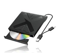 Unità Blu-Ray esterna, USB 3.0 e tipo-C, lettore Blu-Ray portatile, lettore DVD/CD/BD, lettore ottico 3D Bluray compatibile con Windows XP/7/8/10/11 Macos per MacBook Laptop Desktop