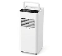 Unità CA portatile 12000 BTU, raffredda la stanza di 300 sq con deumidificatore e ventilatore.Raffreddamento silenzioso intelligente con telecomando, display a LED, timer 24H.Easy Move Casters per l'u