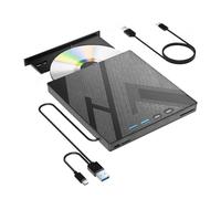 Unità CD/DVD Esterna Con 4 Porte USB E Slot For Schede TF/SD, Lettore, Masterizzatore, Lettore E Scrittore Di Dischi CD/DVD Portatile For PC Laptop