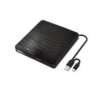 Unità CD/DVD Esterna per Laptop, Lettore CD/DVD USB A/C 3.0, Masterizzatore +/-RW Portatile, Lettore CD ROM, Duplicatore di Dischi