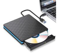 Unità CD/DVD esterna Plug and Play, integrazione hub USB con porte USB 3.0 e Type-C, offre ampia compatibilità con Mac, Windows e Linux, buona
