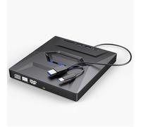Unità CD/DVD esterna USB 3.0 tipo C con porta for scheda TF/SD, masterizzatore DVD, unità ottica for laptop, desktop, Mac, Windows 11/10/8