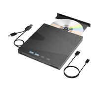 Unità CD/DVD Esterna USB3.0 Di Tipo C Con 4 Porte USB E Slot For Schede TF/SD, Lettore, Scrittore E Lettore CD/DVD