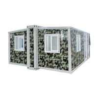 Unità contenitore prefabbricata, casa pieghevole personalizzabile - una casa portatile versatile e durevole per campeggio, viaggi e alloggi temporanei, negozi, aule scolastiche, cliniche