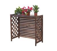 Unità Di Condizionamento aria Esterna For Fiori, Recinzione Decorativa For Condizionatore D'aria In Vaso Di Fiori, Telaio Esterno For Condizionatore D'aria Con Persiane(96x40x89cm)