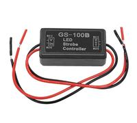Unità Di Controllo Del Flash - Regolatore Di Flash LED Stroboscopico, Controller Di Scintillamento LED | Luce Lampeggiante LED GS-100B Automatica Per Auto, 3 Modalità 12V-24V DC, Accessorio