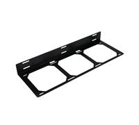 Unità di controllo del ventilatore Supporto per ventola e radiatore da 120 mm, 240 mm, 360 mm, staffa di montaggio, accessorio per case del computer, argento, nero Gruppo ventilatore(360MM Black)