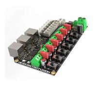 Unità di distribuzione dei segnali industriali Scheda esagonale per fusioni Distro 6 ingressi per Riduzione del rumore della stampante MultiHead Splitter in alluminio