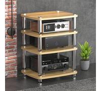 Unità di intrattenimento, scaffale audio, scaffale for giochi, scaffale angolare for supporti multimediali AV, scaffale for DVD, mobiletto espositivo for CD, supporto for intrattenimento(Red,60x48x76c