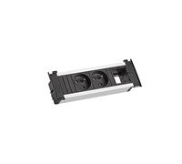UNITÀ DI PRESE ELETTRICHE DA INCASSO BACHMANN Kapsa S, 230 V, Argento, Nero