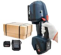 unità di Reggiatura A Batteria, Macchina Reggiatrice Elettrica Portatile, Macchina Reggiatrice Elettrica Portatile per Vassoi di Cartone - Doppia Batteria,1Battery