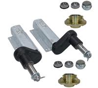 Unità di sospensione per rimorchio 550 kg assi stub estesi con coppia mozzi P...