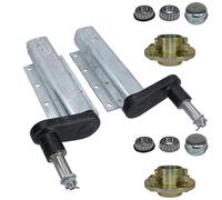 Unità di sospensione per rimorchio 750 kg assi stub estesi con coppia mozzi P...