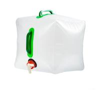 Unità di stoccaggio dell'acqua flessibile da 20 l, per campeggio e uso quotidiano, con materiale in PVC atossico e guarnizione a prova di perdite (20L)