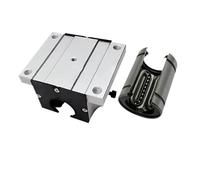 Unità Di Supporto Scorrevole Con Cuscinetto Lineare In Alluminio TBR25UU Blocco Solido Abbinamento Con Guida Lineare TBR25 Da 25 Mm(Steel dustproof)